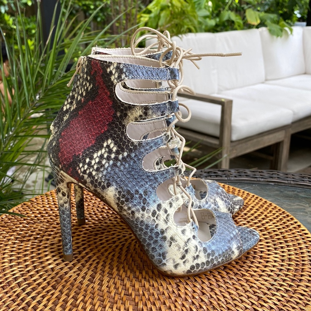 New Zara Laced up Heels